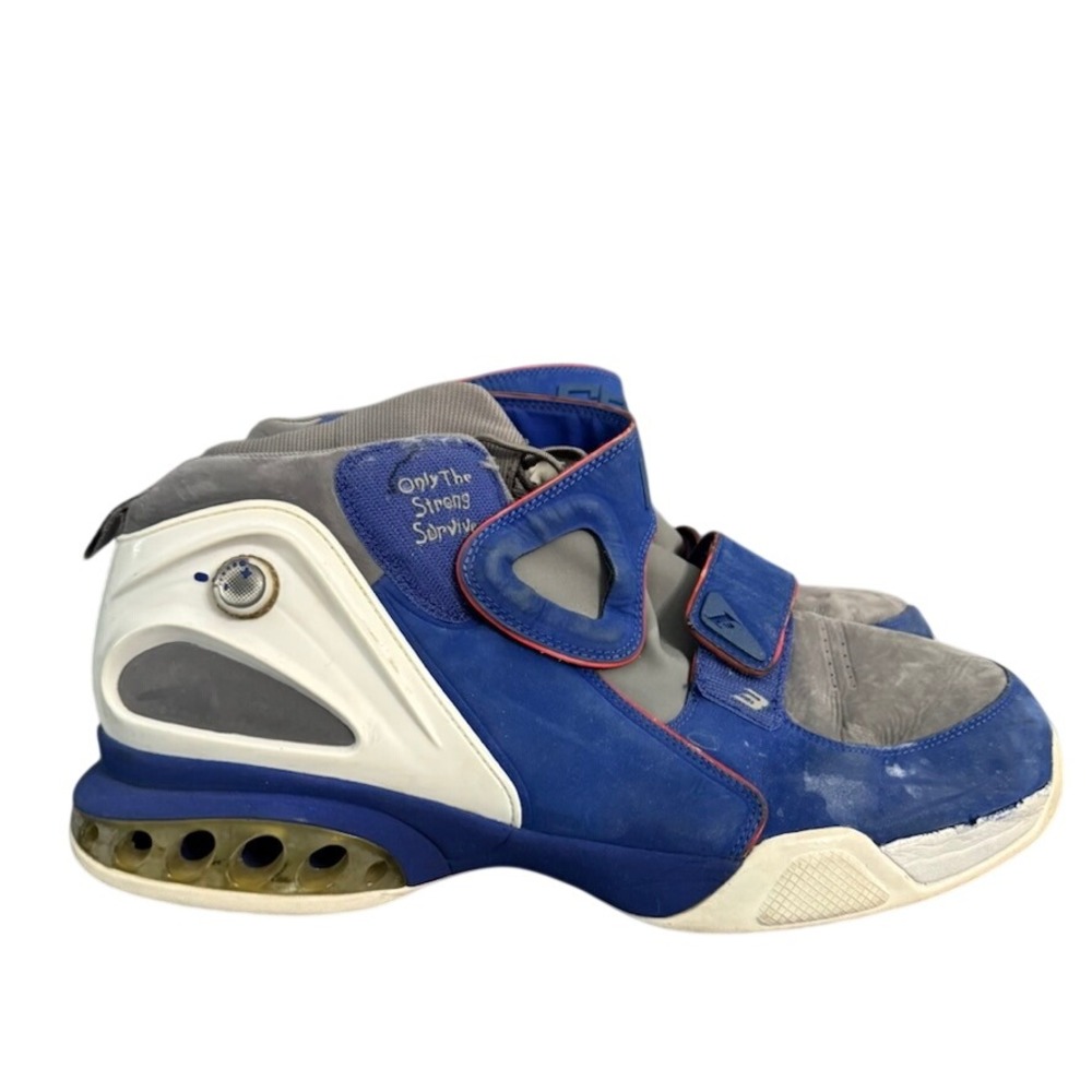 Reebok Answer IX 9 Pump Allen Iverson Blue Grey White Sample Mens 15 Basketball